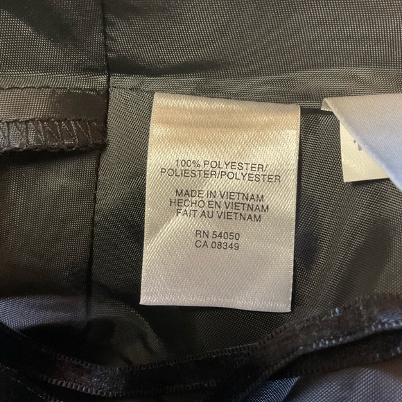 Evan-Picone Black Sleeveless Midi Dress with Satin Waist Tie Size 16 NWT - Picture 6 of 11